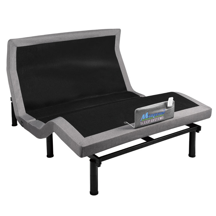 Maxxprime Massaging Zero Gravity Adjustable Bed with Wireless Remote Wayfair